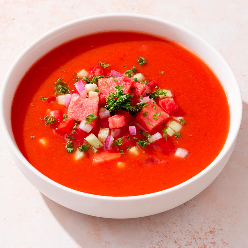 recettes fraîches été gazpacho