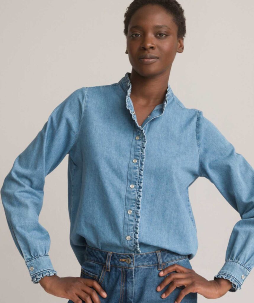 tendances de l'été 2024 chemise en denim